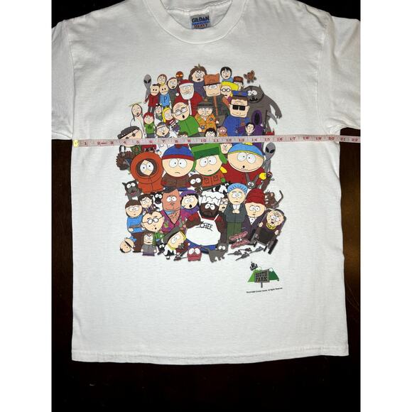 Vintage 1998 Comedy Central South Park Characters Short Sleeve T-Shirt Size L - Picture 4 of 13